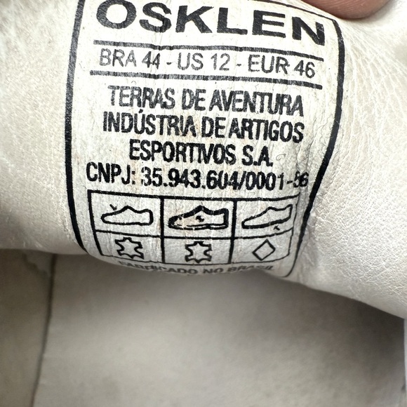 Osklen Hybrid men's white and navy sneakers - Size and size 12 - Picture 9 of 13